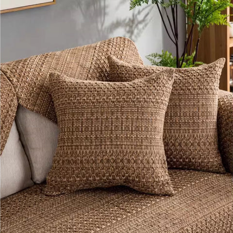 Natural Cotton Braid Sofa Protector Couch Cover