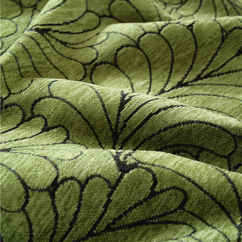 Lush leaves Chenille Sofa/Couch Cover