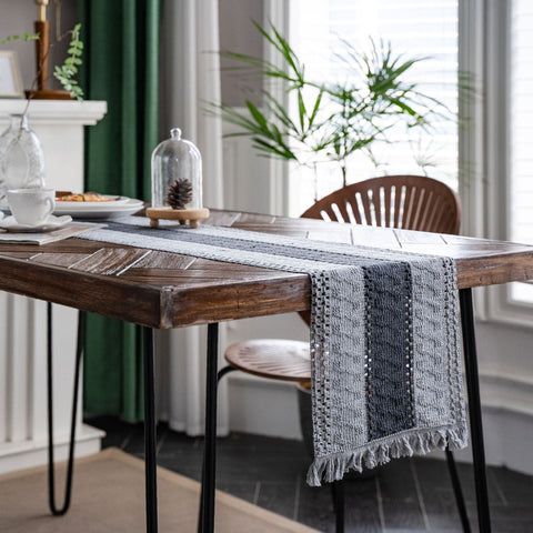 Three Section Weaving Table Runner