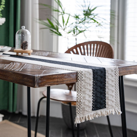 Three Section Weaving Table Runner