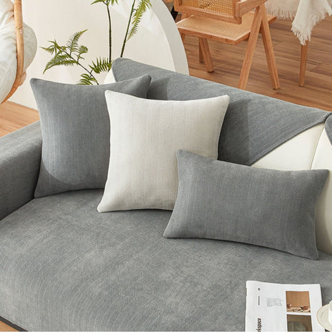 Herringbone Non-Slip Sofa Cushion  Couch Cover