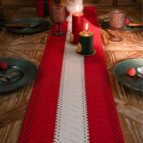 Three Section Weaving Table Runner