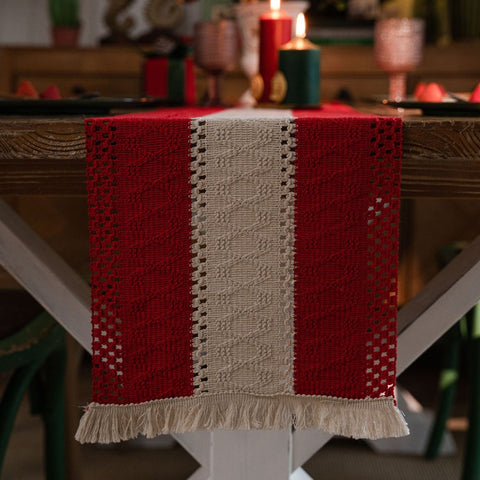 Three Section Weaving Table Runner