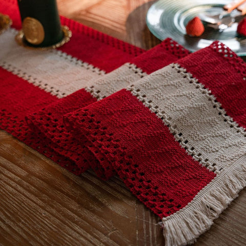 Three Section Weaving Table Runner