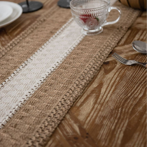 Three Section Weaving Table Runner