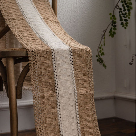 Three Section Weaving Table Runner