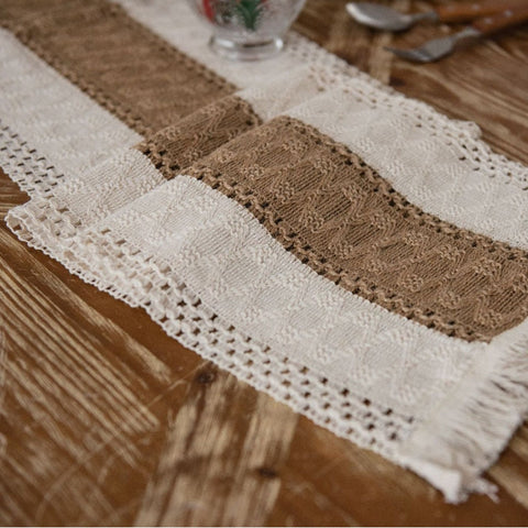 Three Section Weaving Table Runner