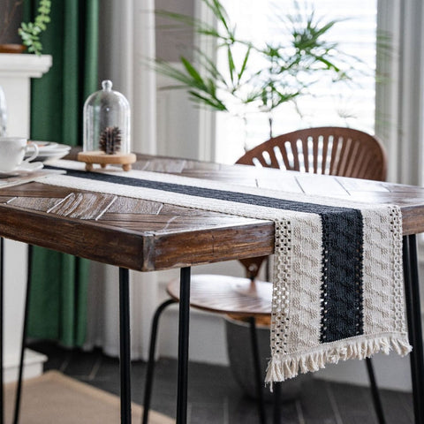 Three Section Weaving Table Runner