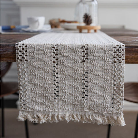 Three Section Weaving Table Runner