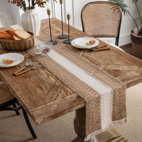 Three Section Weaving Table Runner