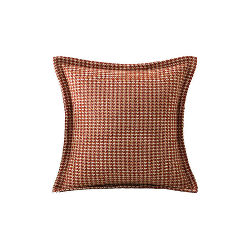 Houndstooth Throw Pillow Cover